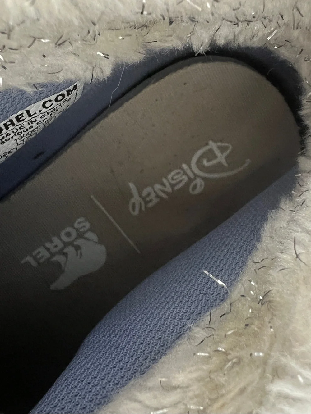 Sorel x Disney Frozen Silver Waterproof Winter Boots with Fleece Lining